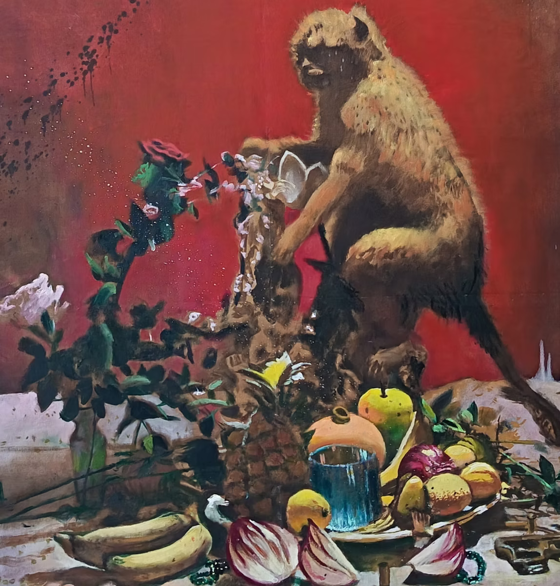 Still Life with Monkey